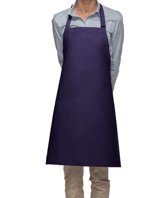 Adult Purple Mid Length Bib Aprons